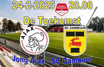 jong ajax - cambuur